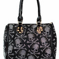 Rhinestone Skull & Crossbones Covered Duffel Purse