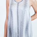 Snakeskin Print Rhinestone Sleeveless Top