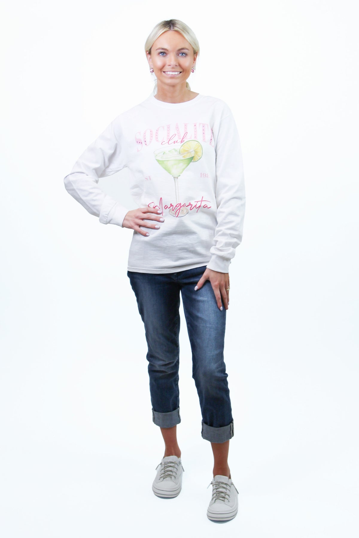Socialite Drink Club Long Sleeved T-Shirt Margarita(SALE)