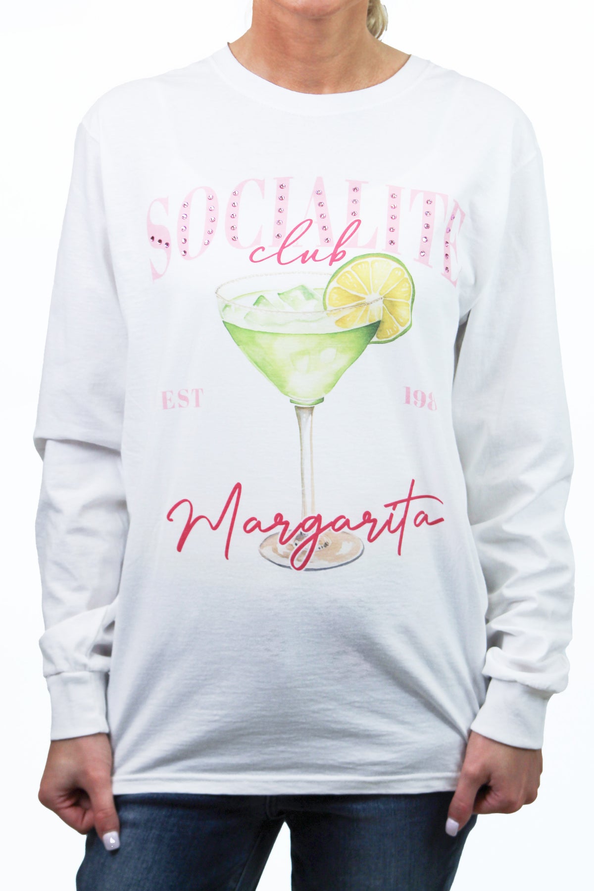 Socialite Drink Club Long Sleeved T-Shirt Margarita(SALE)