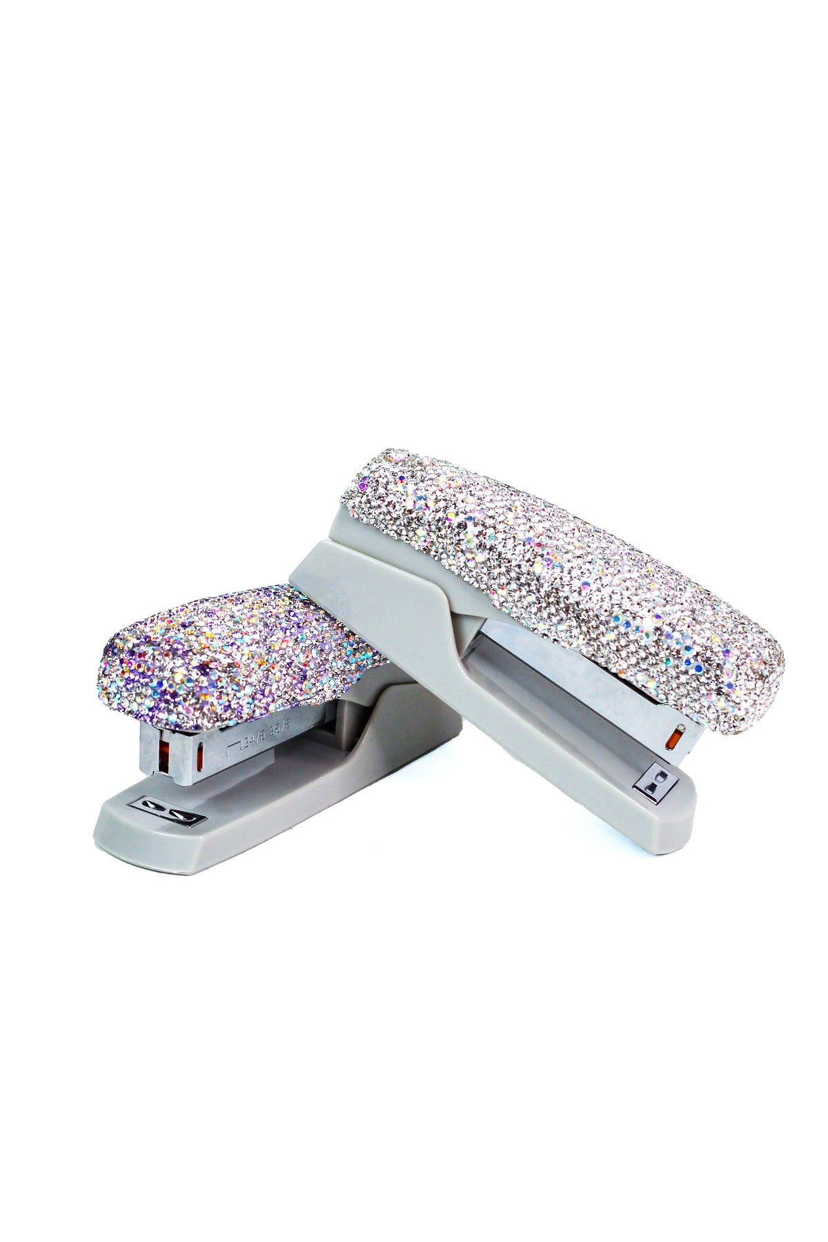Two Tone Rhinestone Top Small Stapler