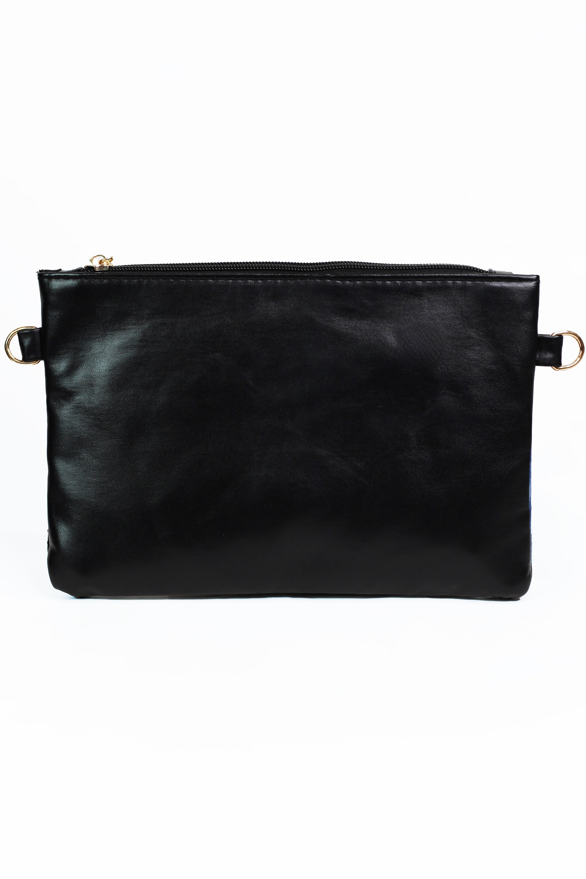 Gold Studded w/Tassel Accent Wristlet Purse