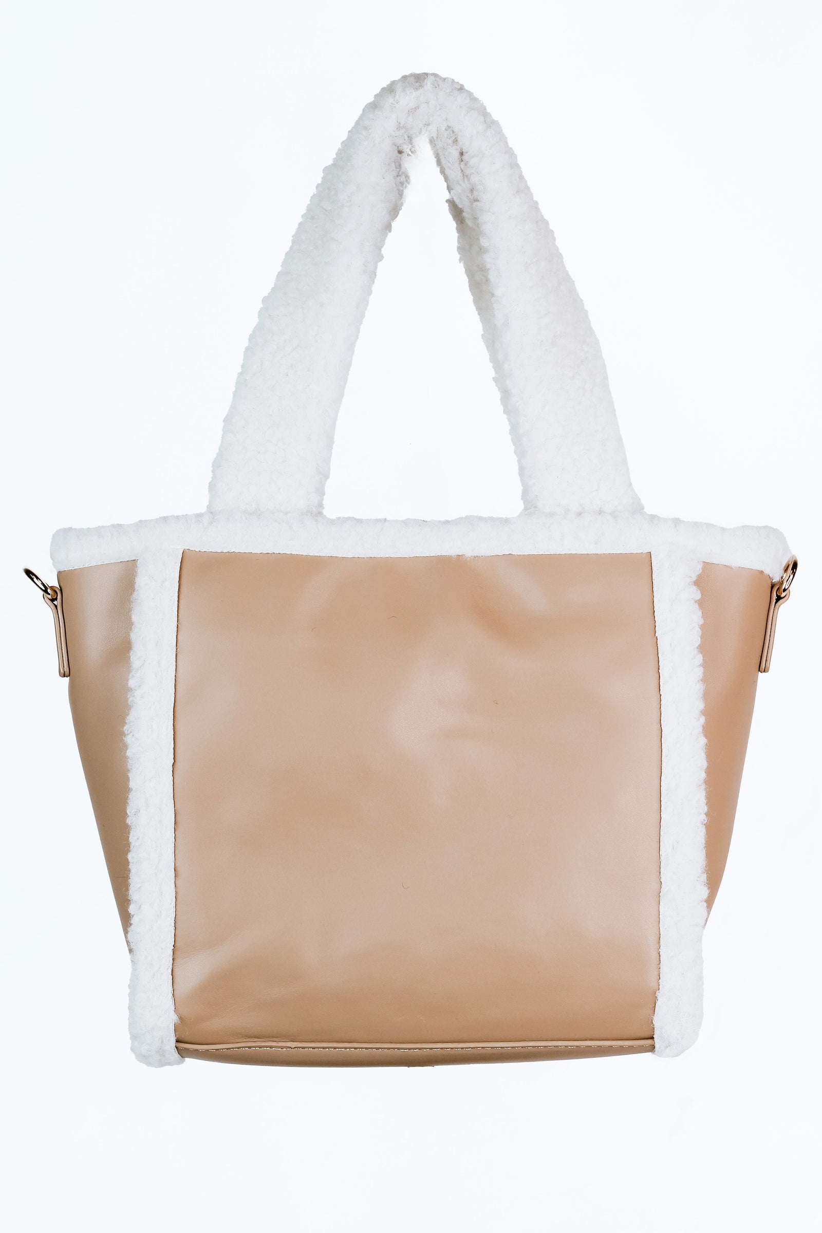 Sherpa Trim Crossbody