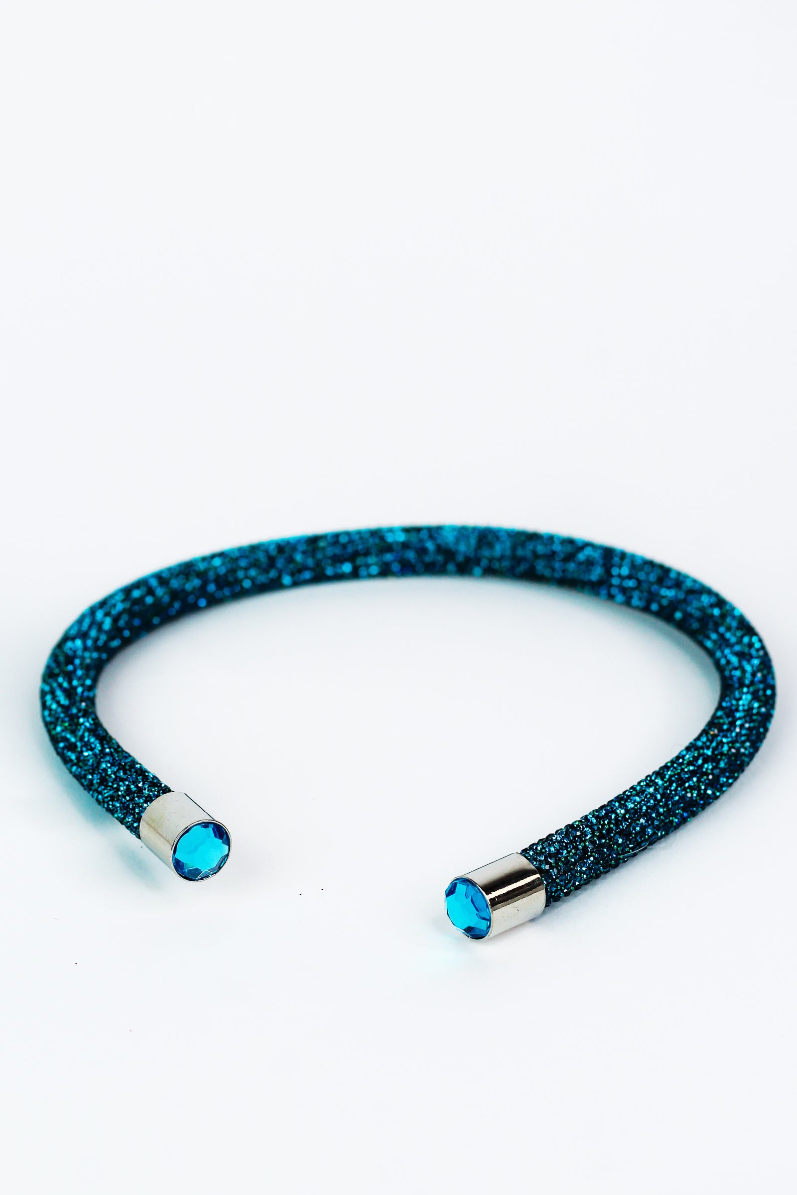 Thick All Rhinestone Fabric End Headband