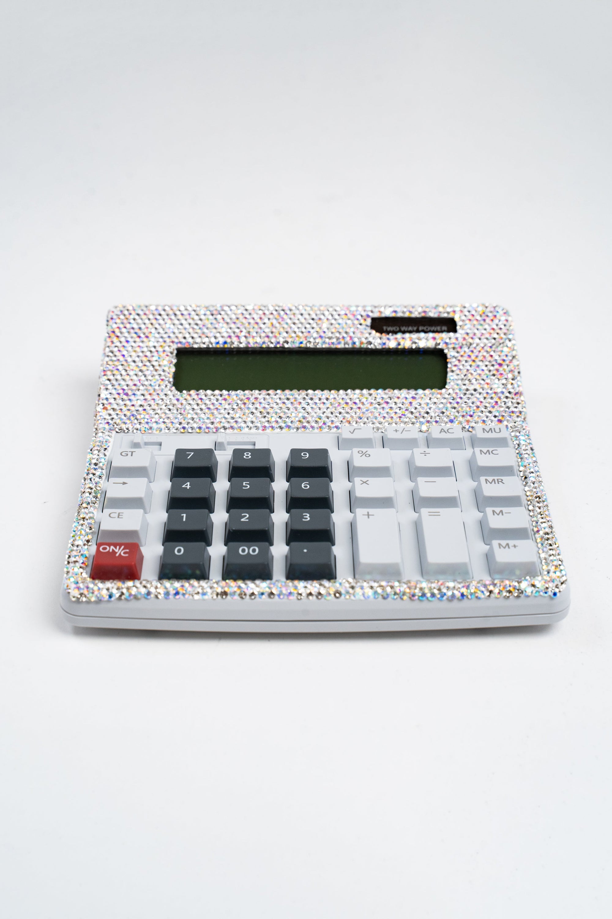 Two Tone Rhinestone Trim Large Calculator