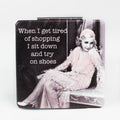 Photo & Quote Square Mirror Compact