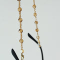 Flat Crystal Circle Thin Eyeglass Strap
