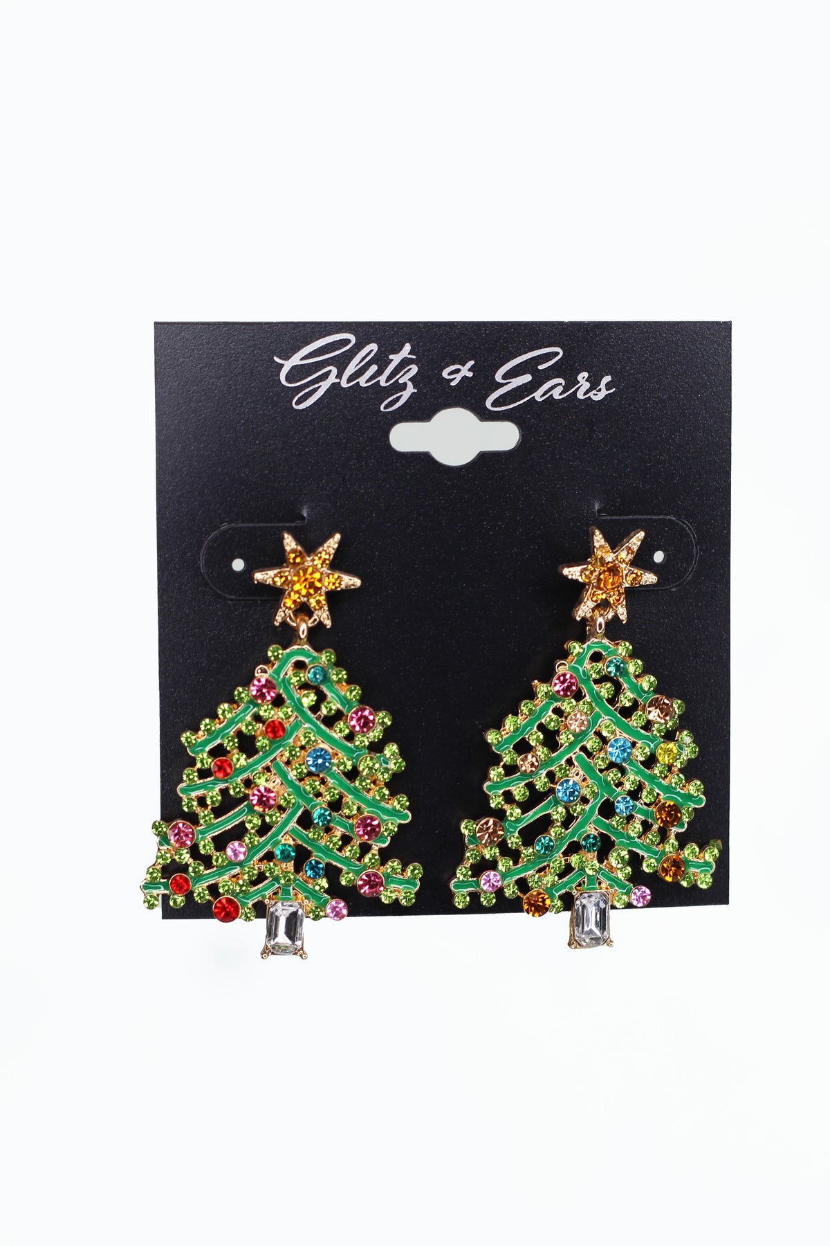 Star &amp; Christmas Tree Earring