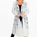 Sequin Tulle Rock & Roll Print Duster