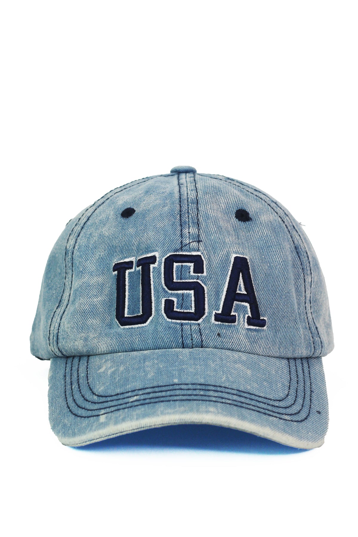 Light Denim USA Baseball Hat