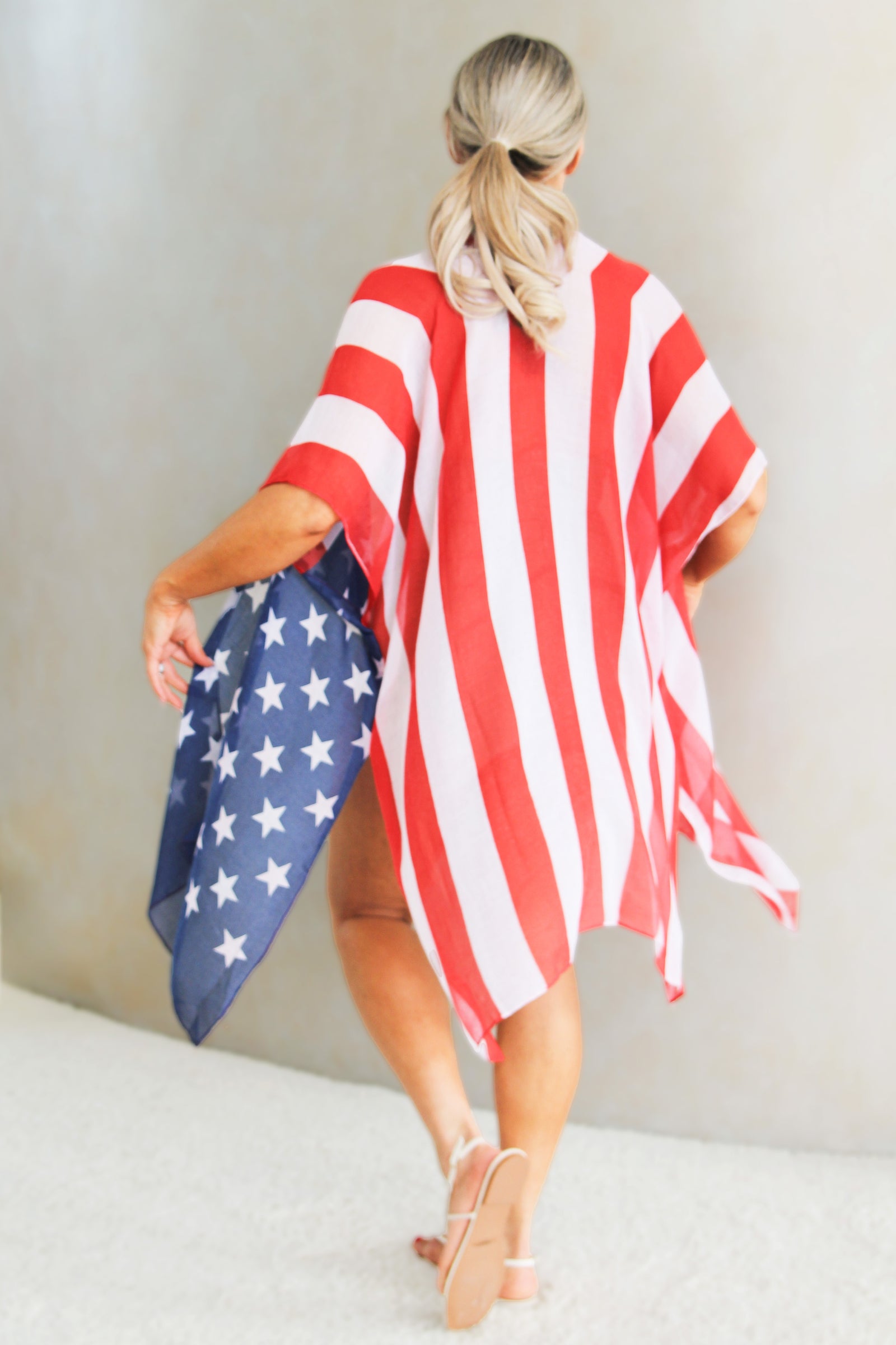 American Flag Kimono