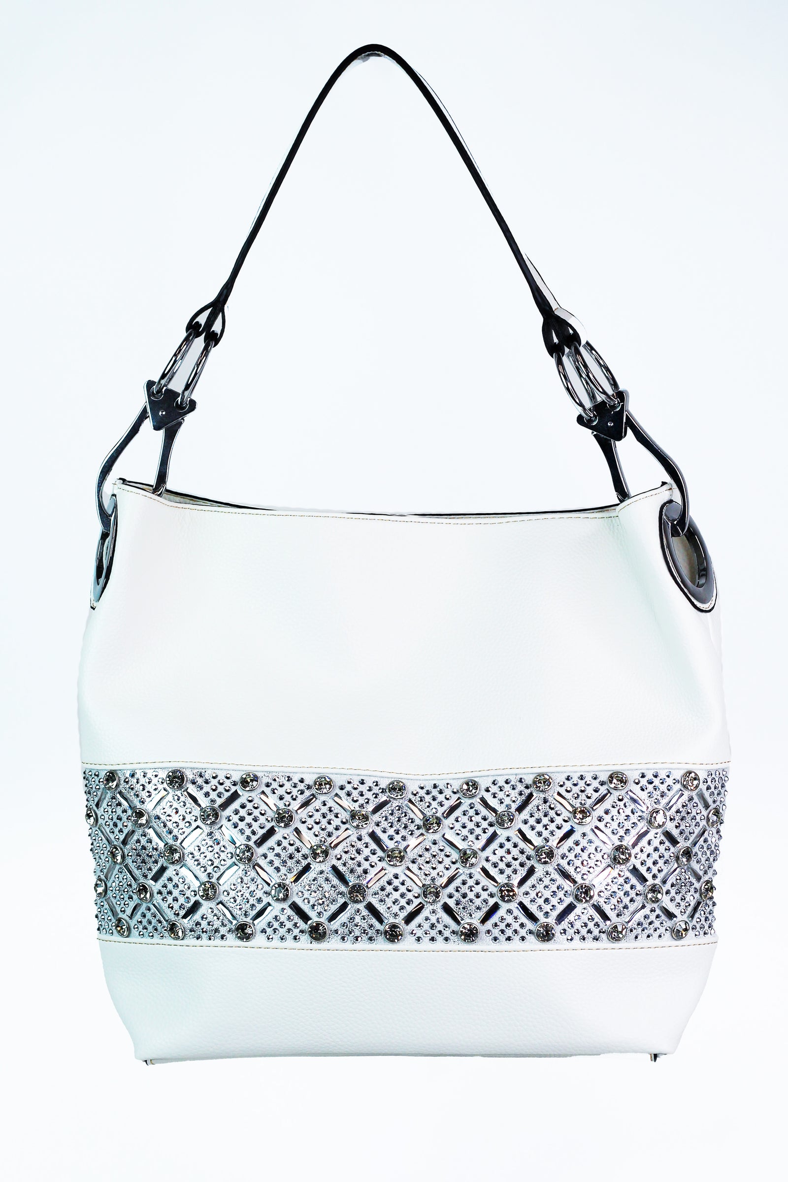 One Handle Baguette Strip Purse - Glitz & Ears Boutique