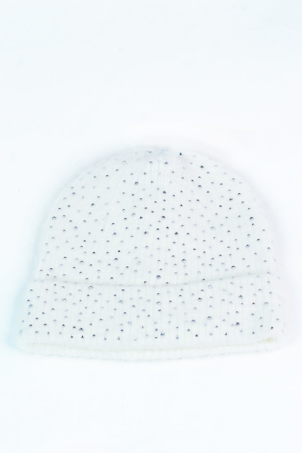 Front Rhinestone Accent Skull Cap