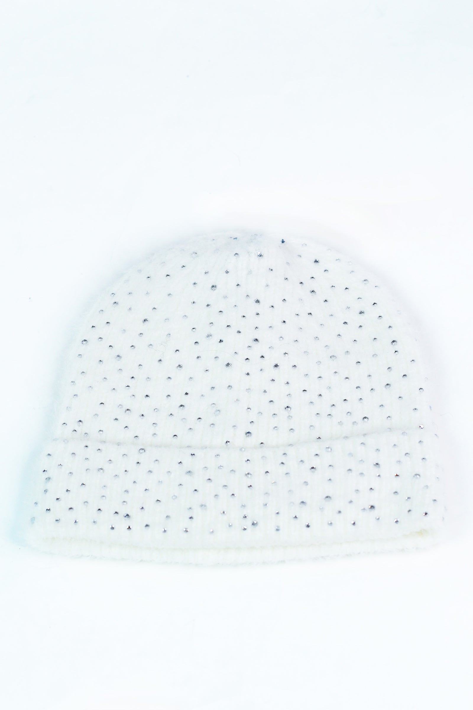 Front Rhinestone Accent Skull Cap