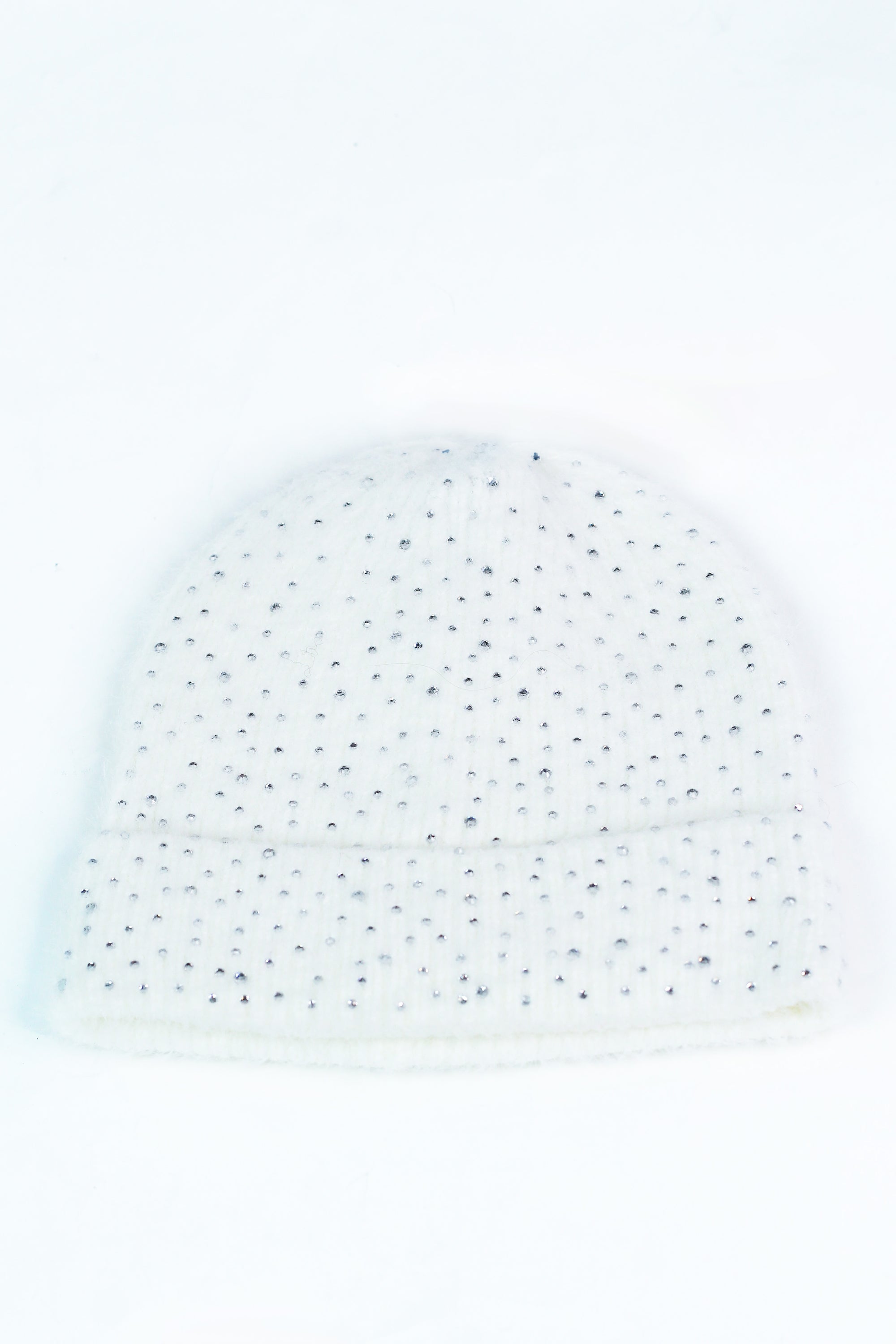 Front Rhinestone Accent Skull Cap