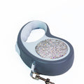 Rhinestone Circle Retractable Dog Leash