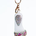 Three Teardrop Flowers Sandal Key Chain