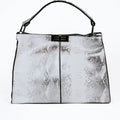 Snakeskin Purse w/ Silver Hardware