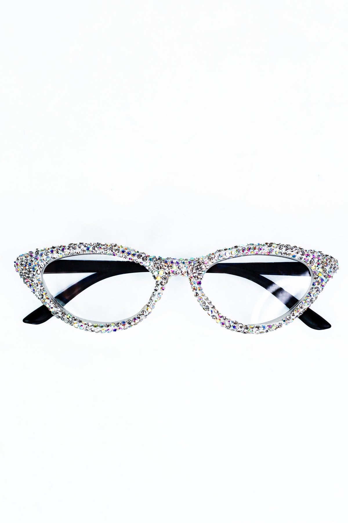Small CatsEye Rhinestone Covered Readers