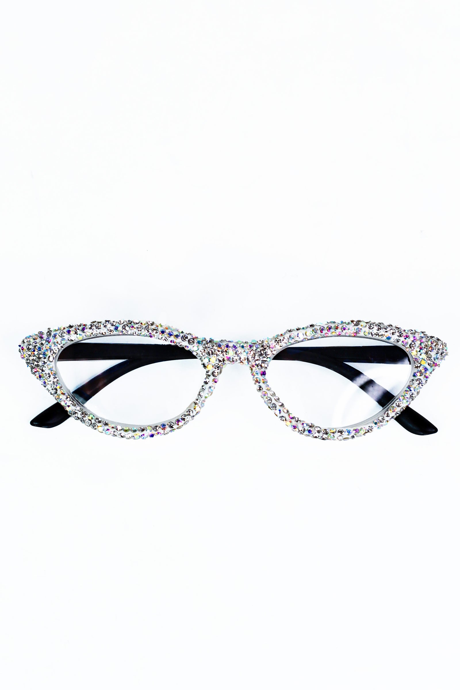 Small CatsEye Rhinestone Covered Readers