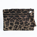 Leopard Print Envelope Wristlet Purse