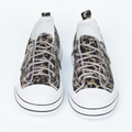 Canvas Sneakers w/ Rhinestone Shoe Laces