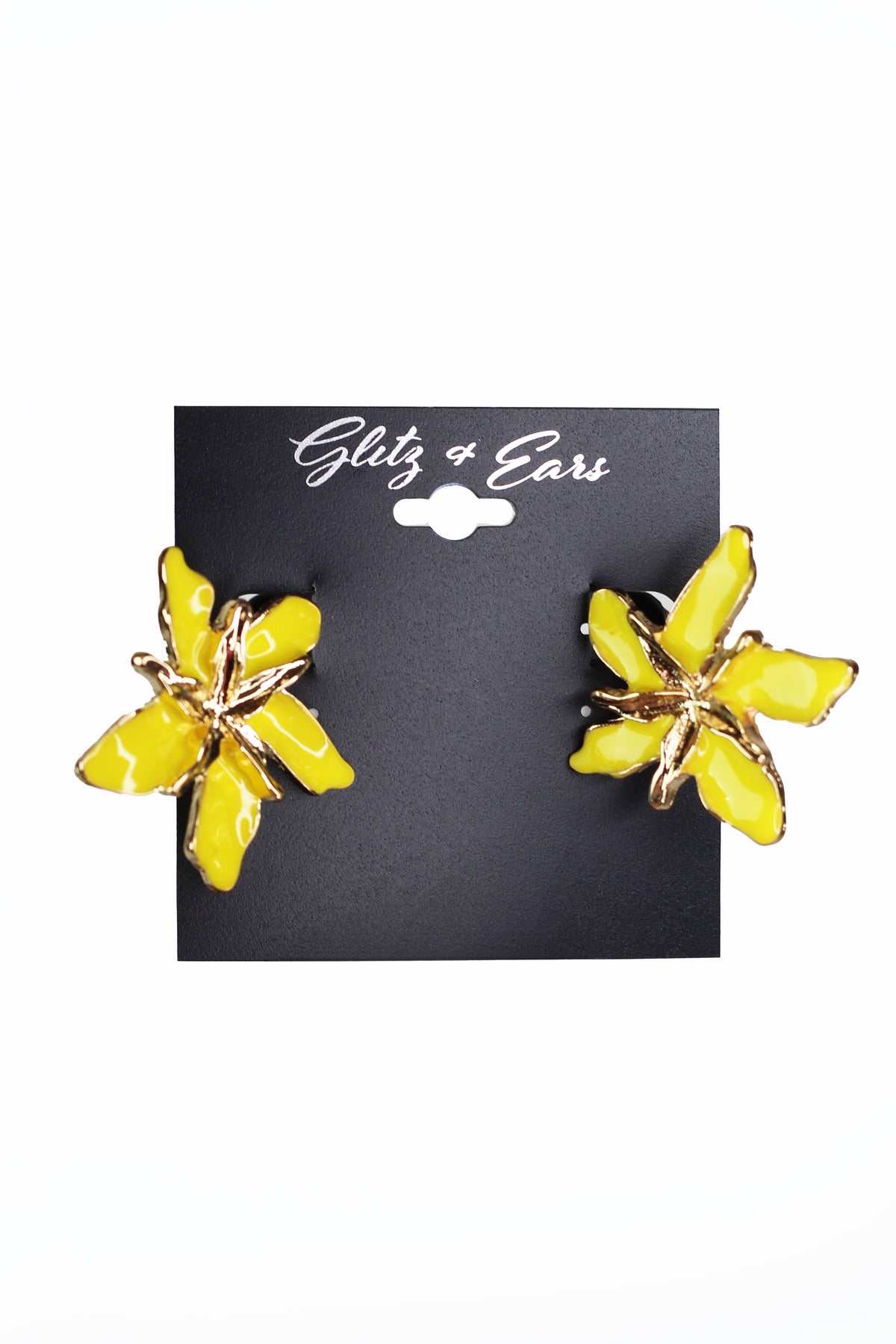 Flower Petal Stud Earrings