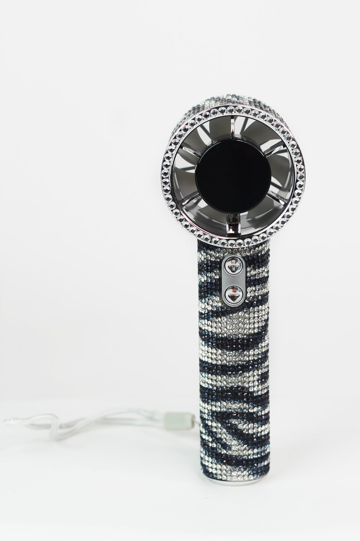 High Speed Portable Full Rhinestone Fan