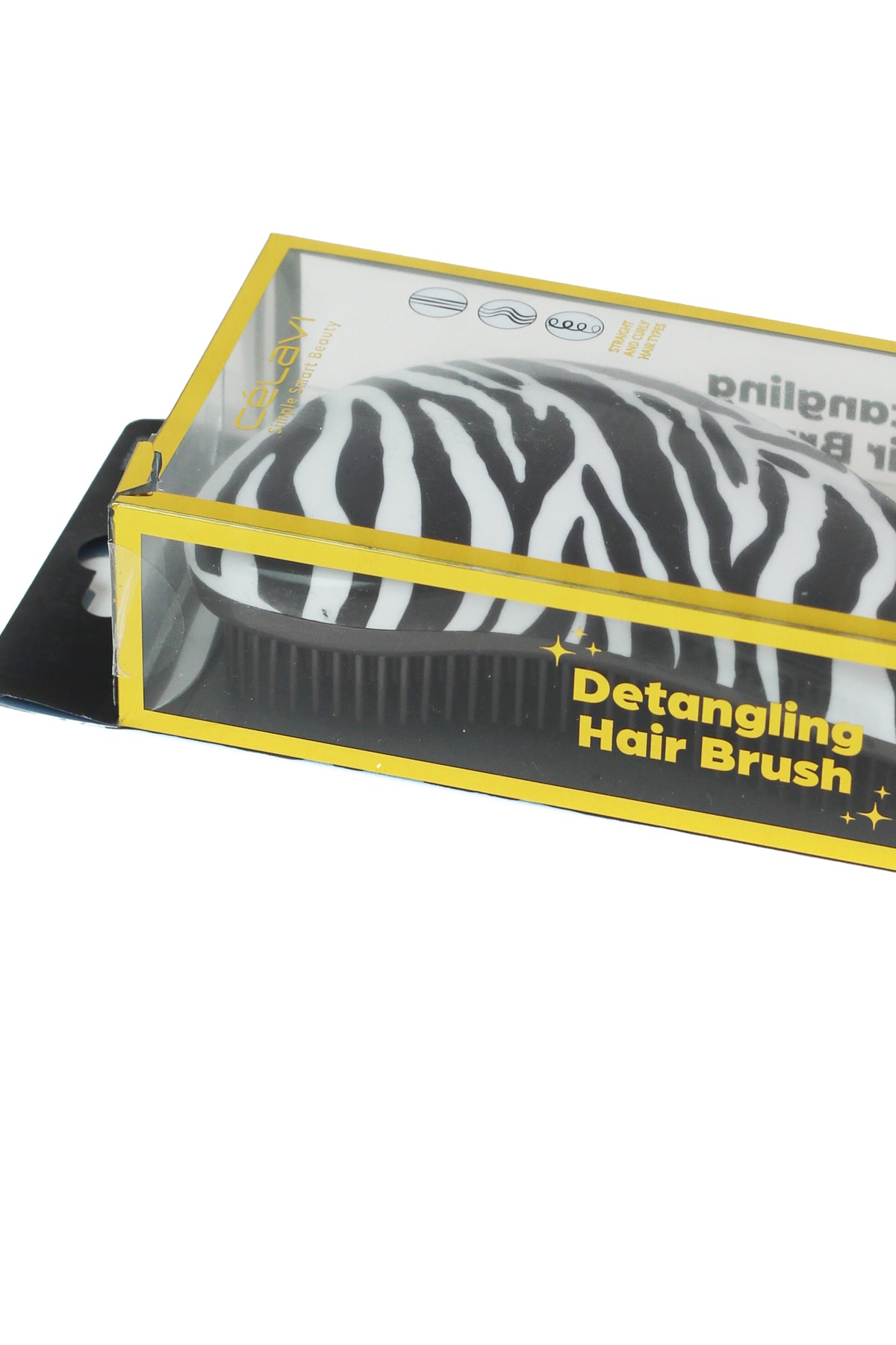Zebra Print Detangling Hair Brush