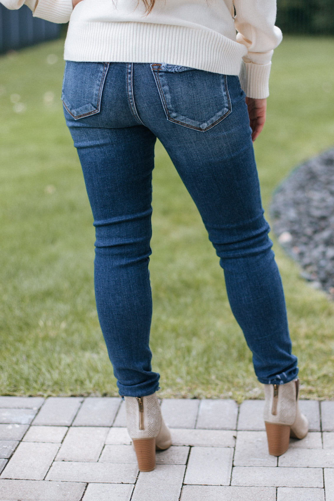 Dark Wash High Waist Skinny Jean