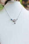 Different Shapes Rhinestone Necklace
