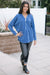 Dolman Sleeve Half Zipper Top