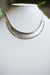 Brush Arch Bib Rhinestone Bottom Scoop Necklace