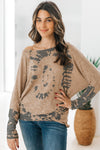 Lightweight Spotted Long Sleeve Top
