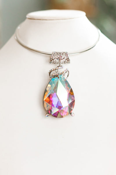 XL Teardrop with Hardware Necklace
