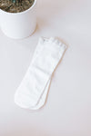 Pearl Flower Top Socks