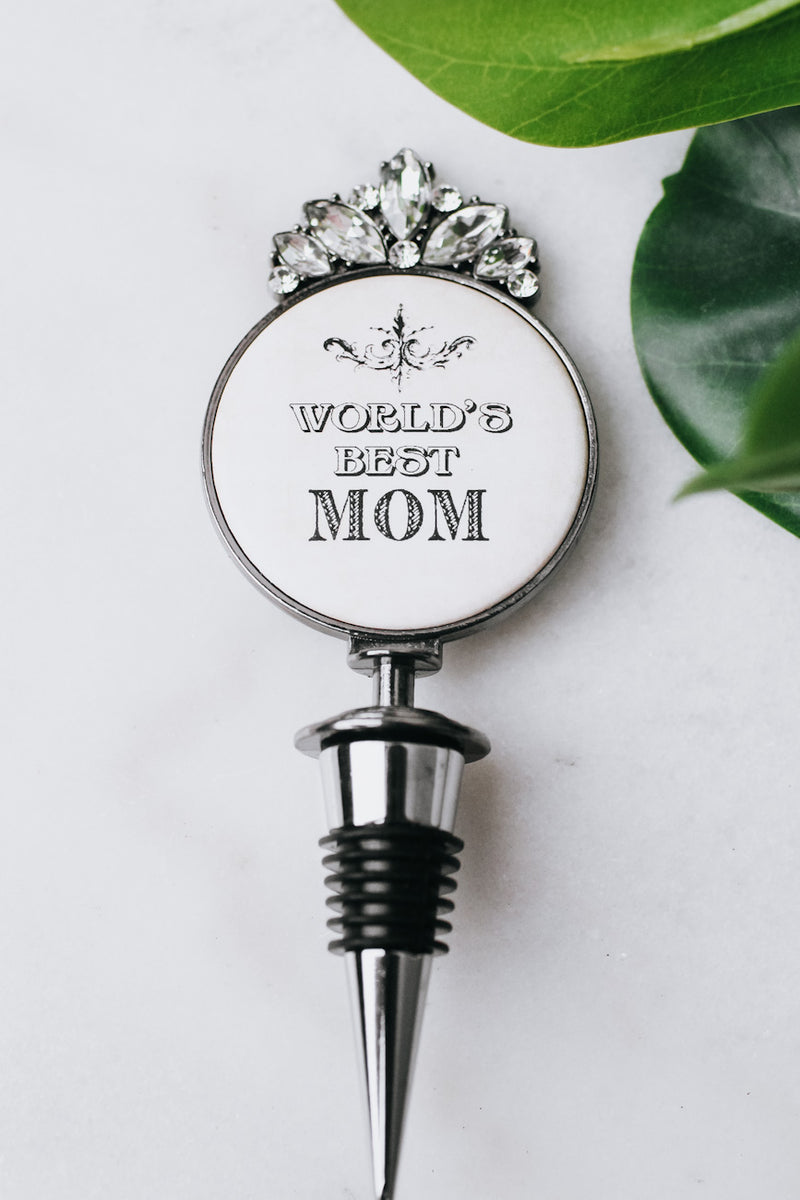 World's Best Mom Wine Stopper