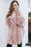 Fur Trim Long Shawl-Glitz & Ears Boutique