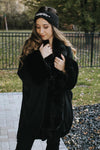 Fur Trim Long Shawl-Glitz & Ears Boutique