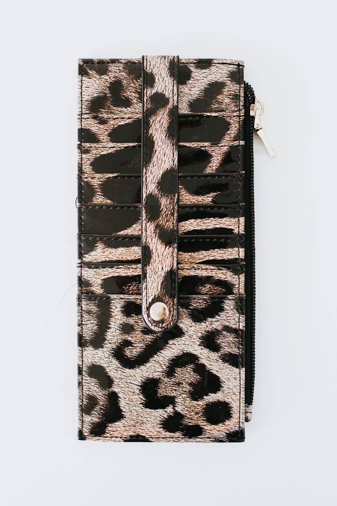 Patent Leather Printed Wallet-Glitz &amp; Ears Boutique