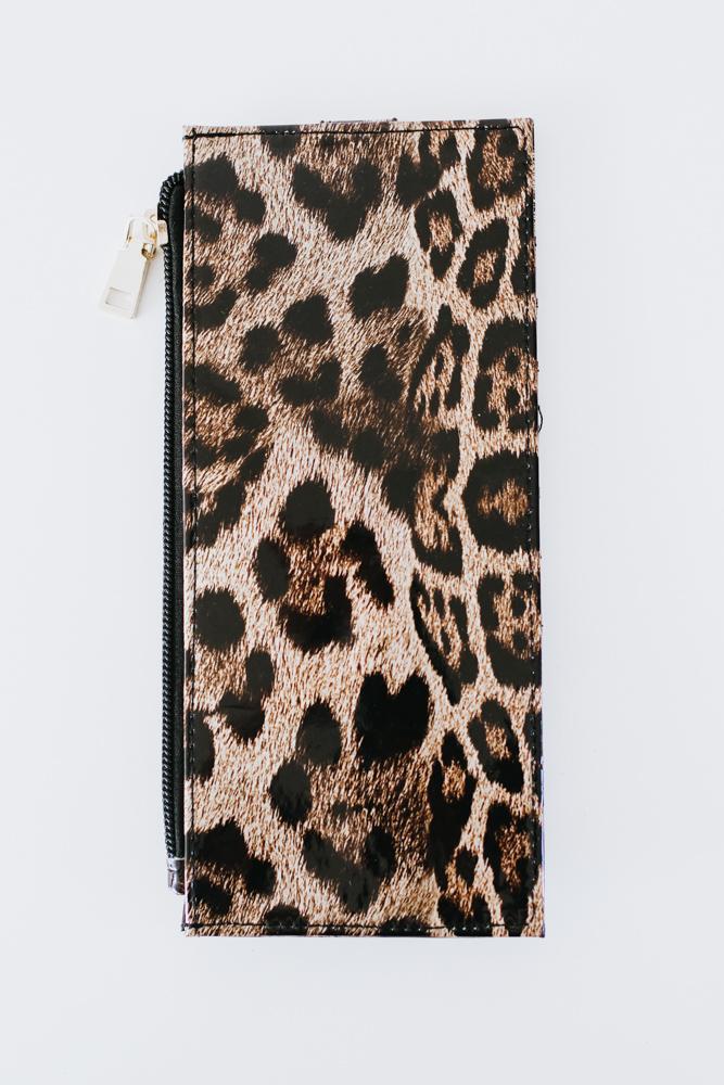 Patent Leather Printed Wallet-Glitz & Ears Boutique