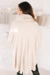 Fur Trim Long Shawl-Glitz & Ears Boutique