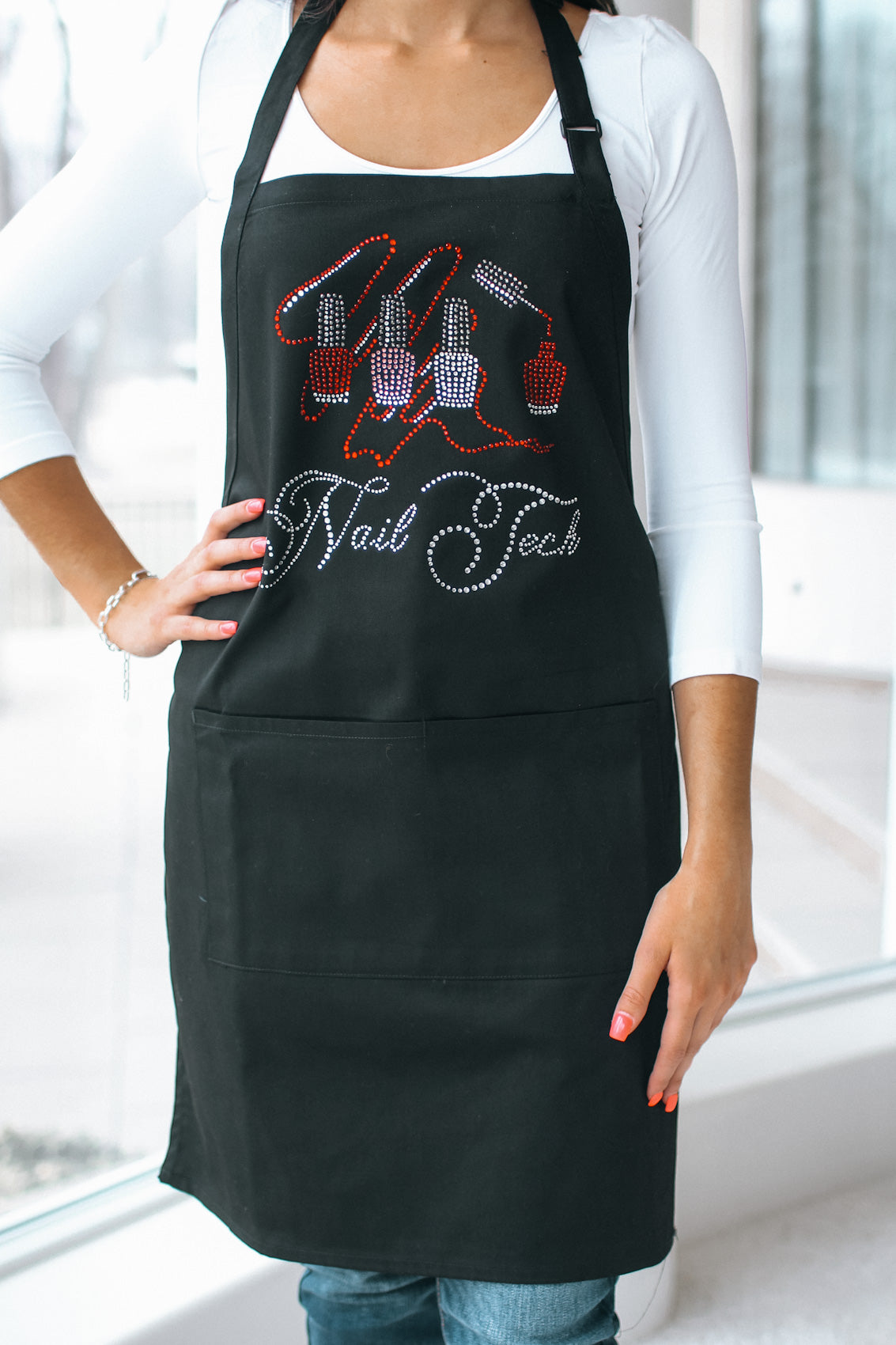 Adjustable Neck Nail Tech Apron