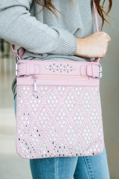 Diamond Pattern Front Messenger