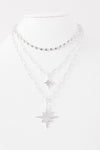 Star Pendant Layered Necklace-Glitz & Ears Boutique