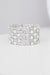 Rhinestone Bar Circle Stone Alt Bracelet