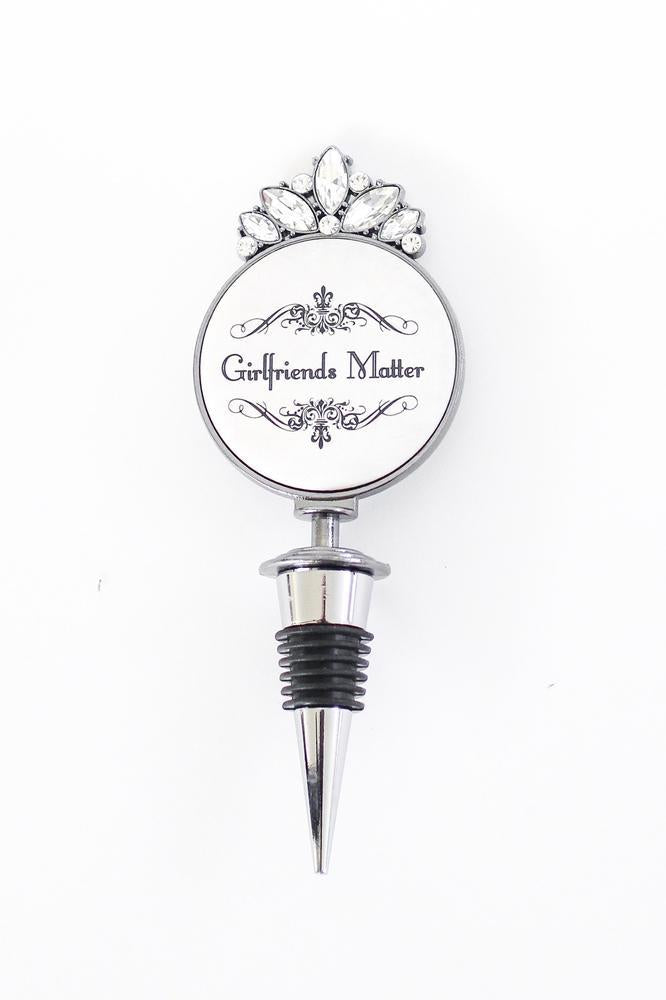 Girlfriends Matter Wine Stopper-Glitz & Ears Boutique