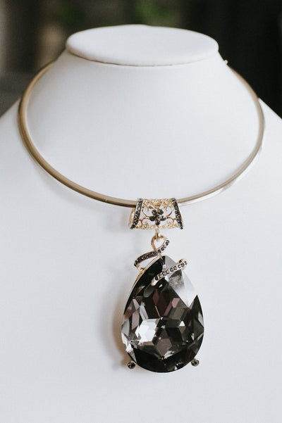 XL Teardrop with Hardware Necklace