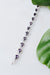 Teardrop Rhinestone Trim Tennis Bracelet