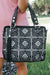 Mirrored Square Rhinestone Design Purse